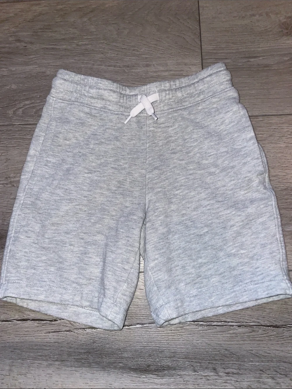 Old Navy Heather Gray Kids Drawstring Lounge Shorts